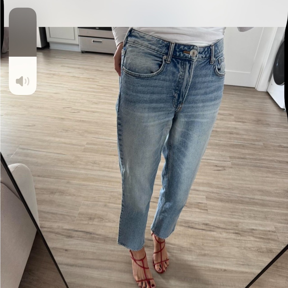 H&M Light Blue Straight Leg Jeans
